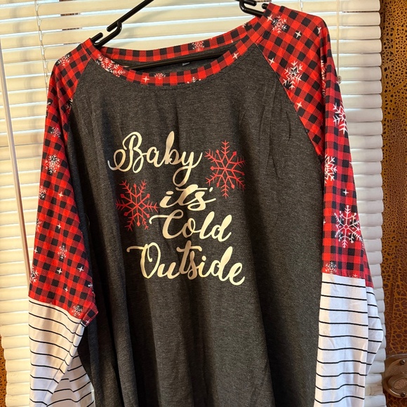 Tops - Baby It’s Cold Outside Long Sleeved T-Shirt